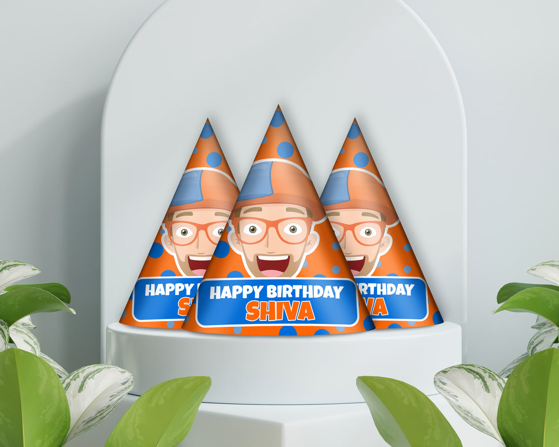 Blippi Theme Customized Hat