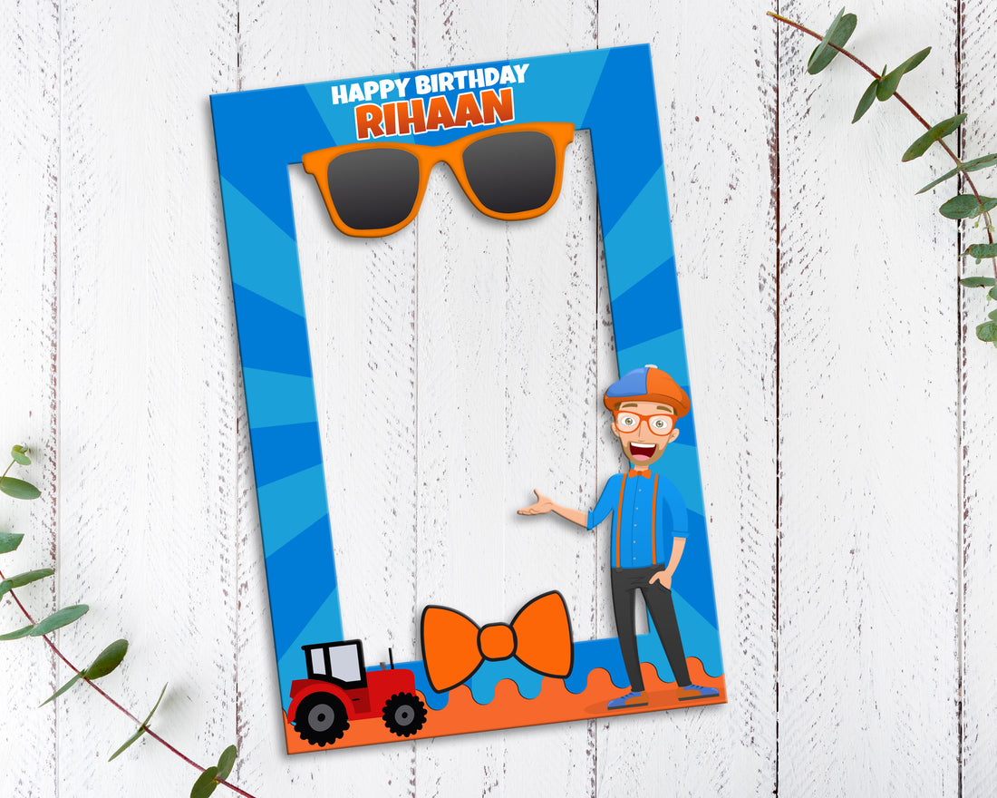 Blippi Theme Customized PhotoBooth