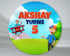 Blippi Theme Customized Round Backdrop - image 1 of 4 | Party Supplies India