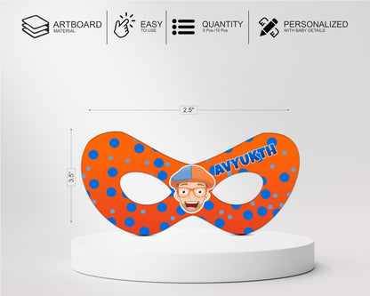 Blippi Theme Eye Mask