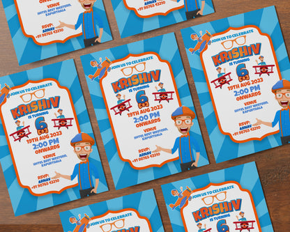 Blippi Themes Invite