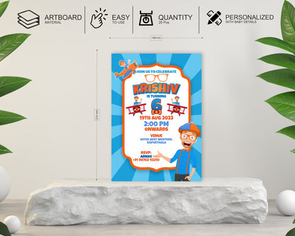 Blippi Themes Invite