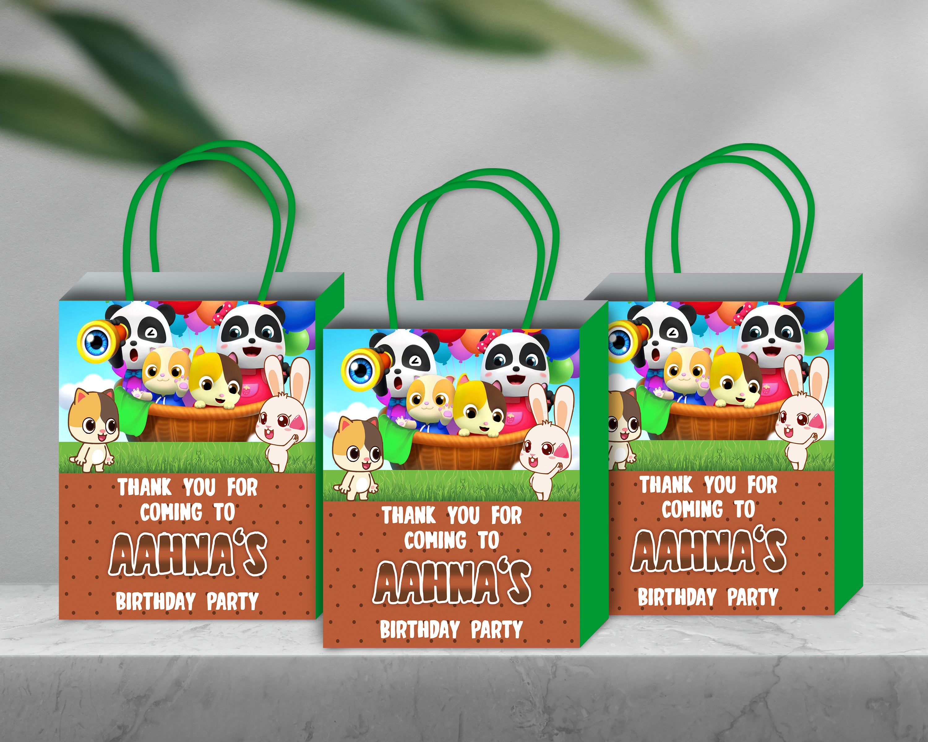 Baby Bus Theme Return Gift Bag