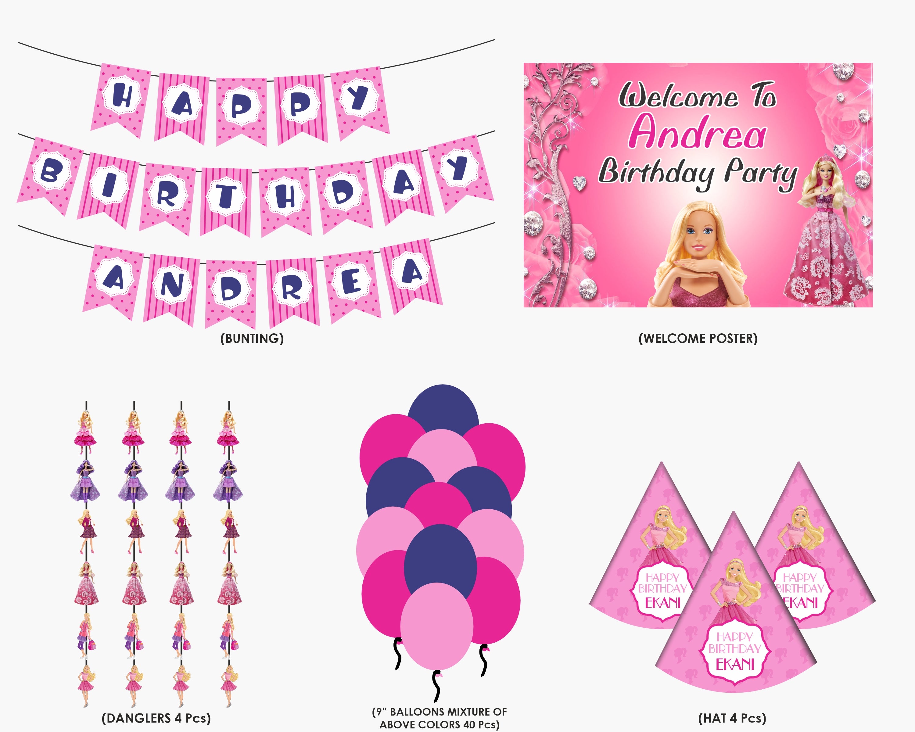 Barbie Theme Heritage Combo Kit