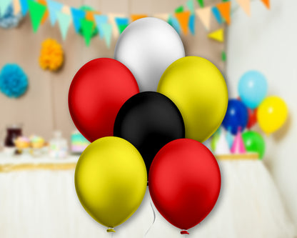 PSI Car Theme Colour 60 Pcs Balloons