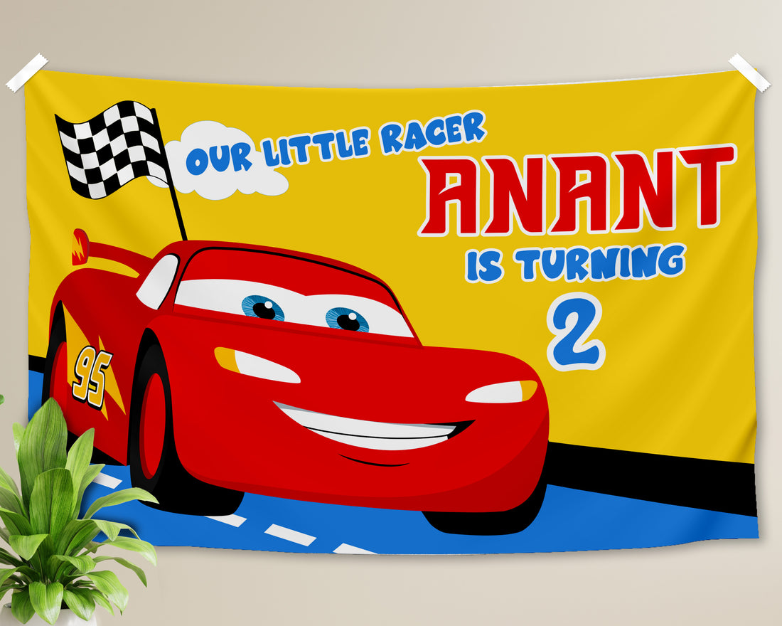 Car Theme Customized Backdrop