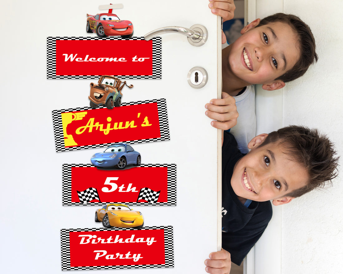 Car Theme Door Poster