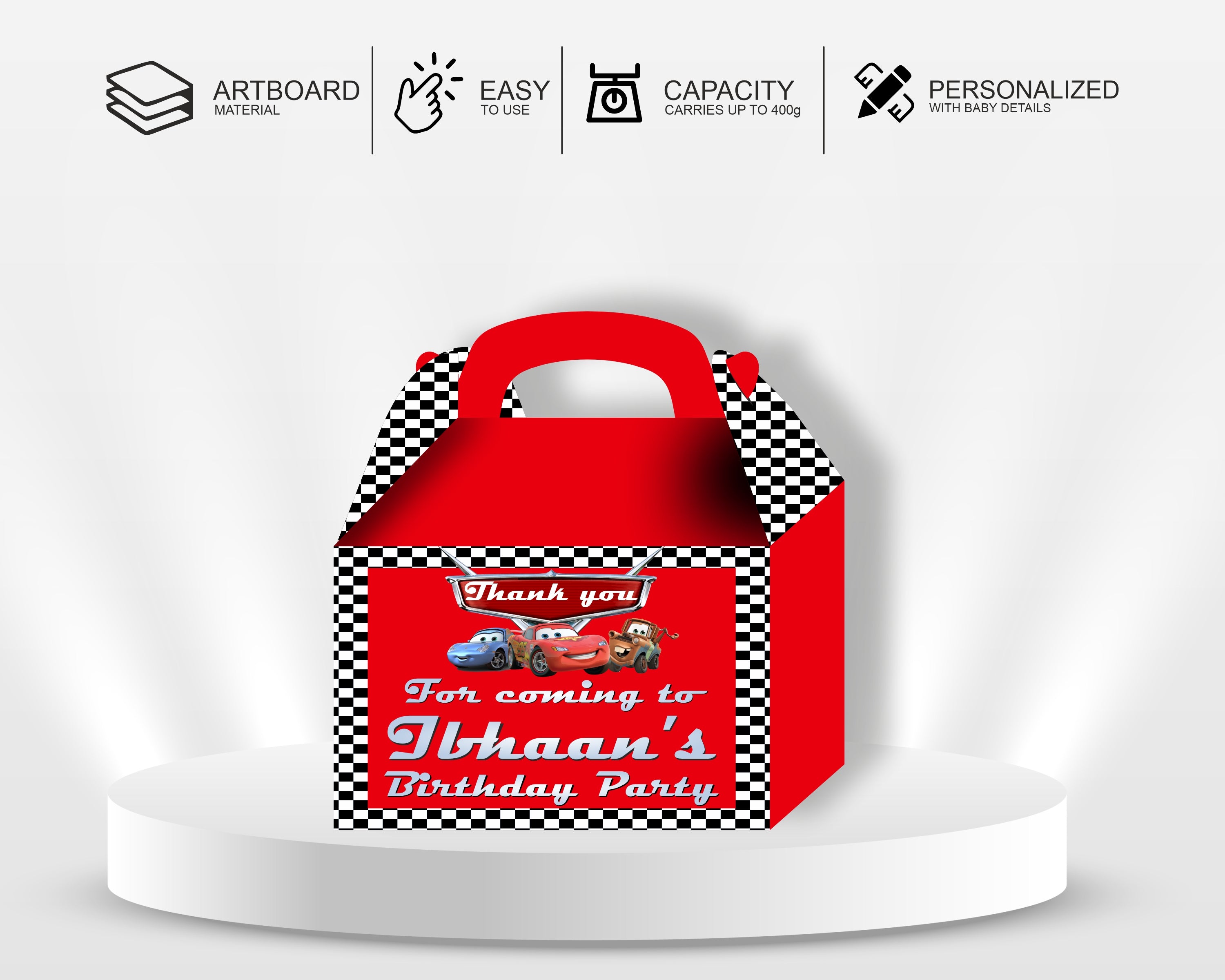 Car Theme Return GIft Goodie Boxes