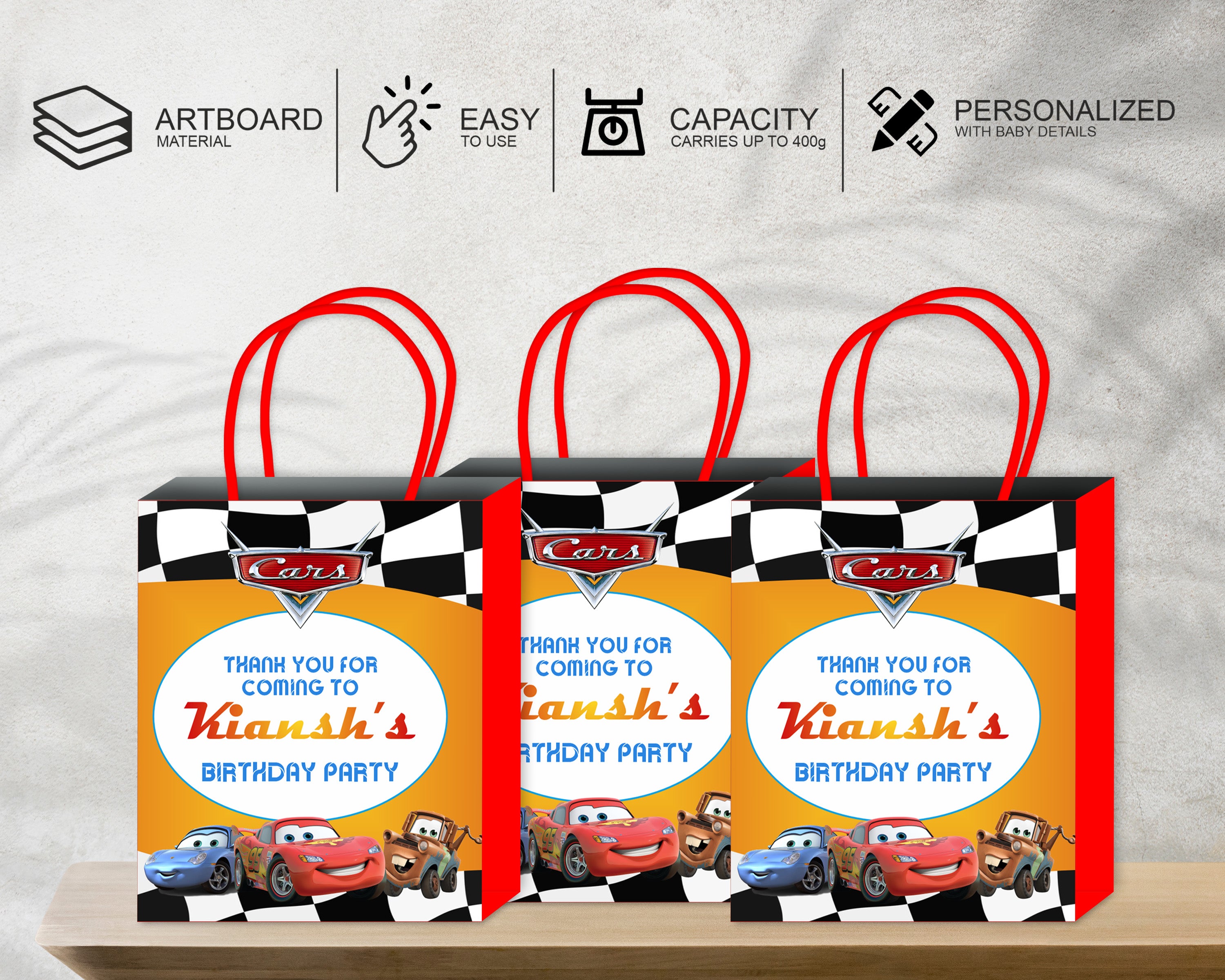 Car Theme Return Gift Bag