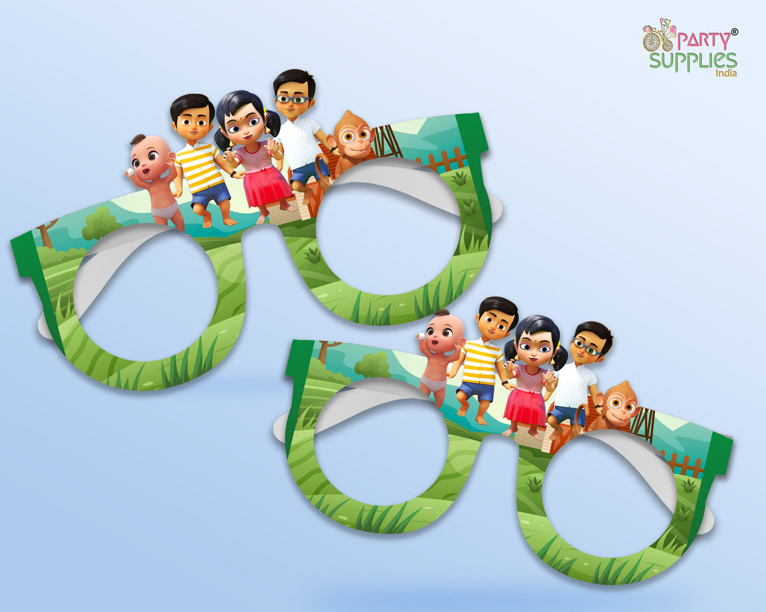 Chutti Kannamma Birthday Party glasses