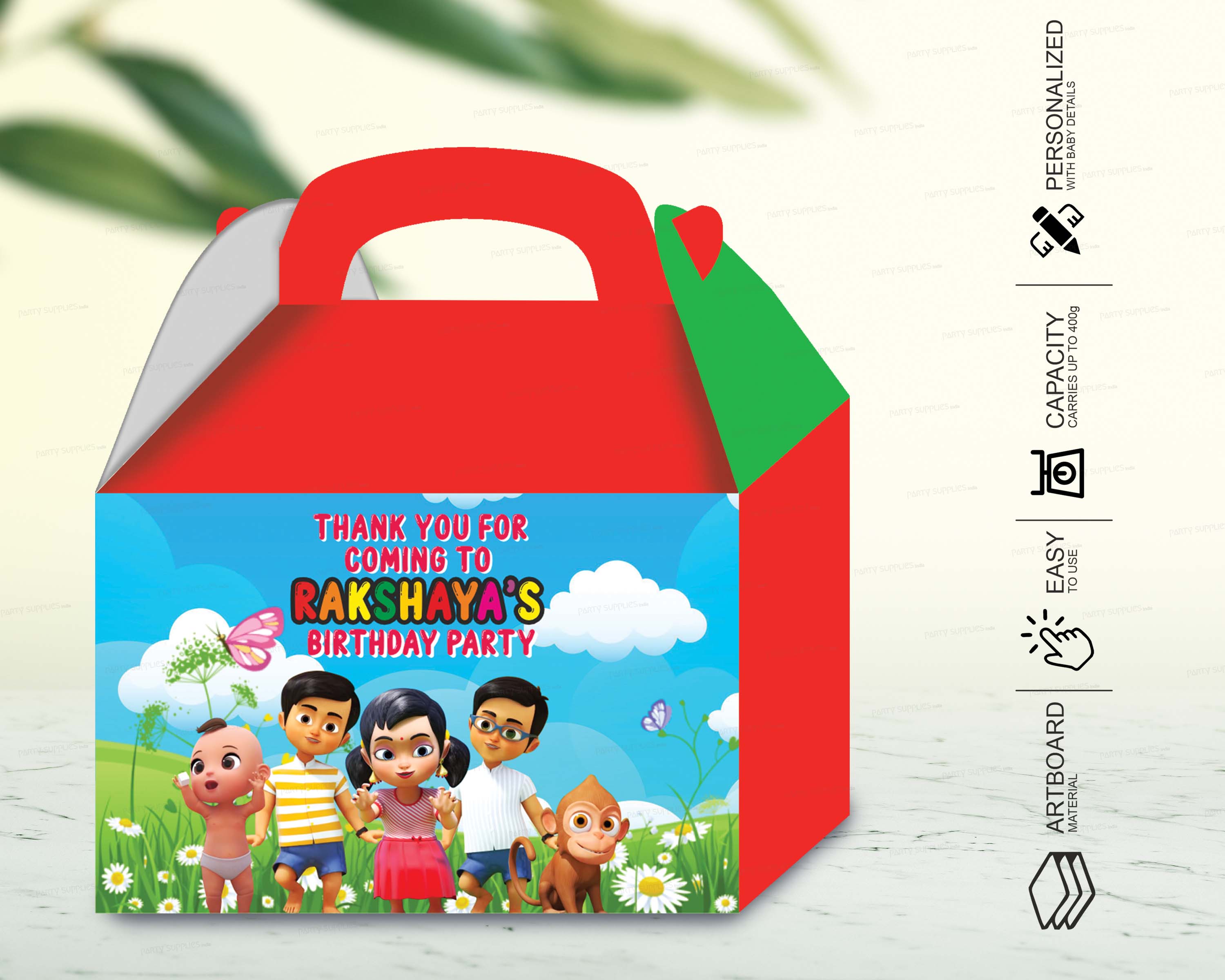PSI Chutti Kannamma Theme Goodie Return Gift Boxes