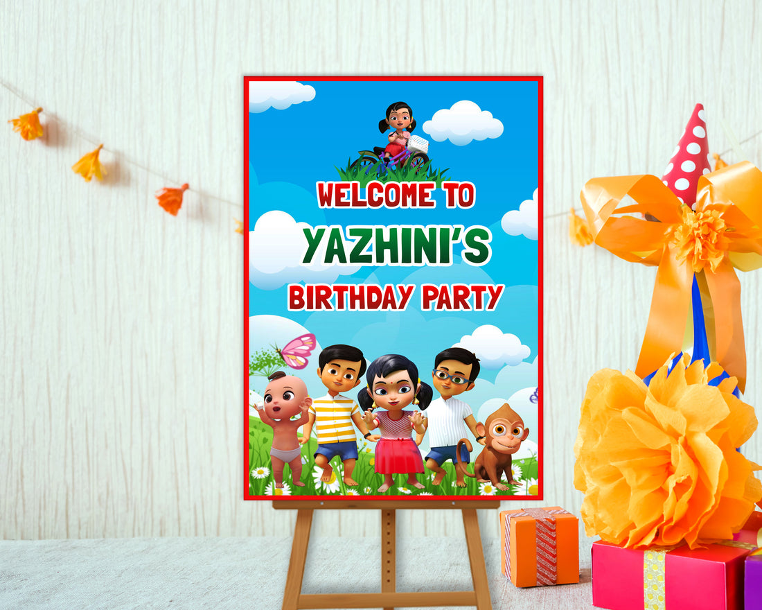 Chutti Kannamma Theme Welcome Board