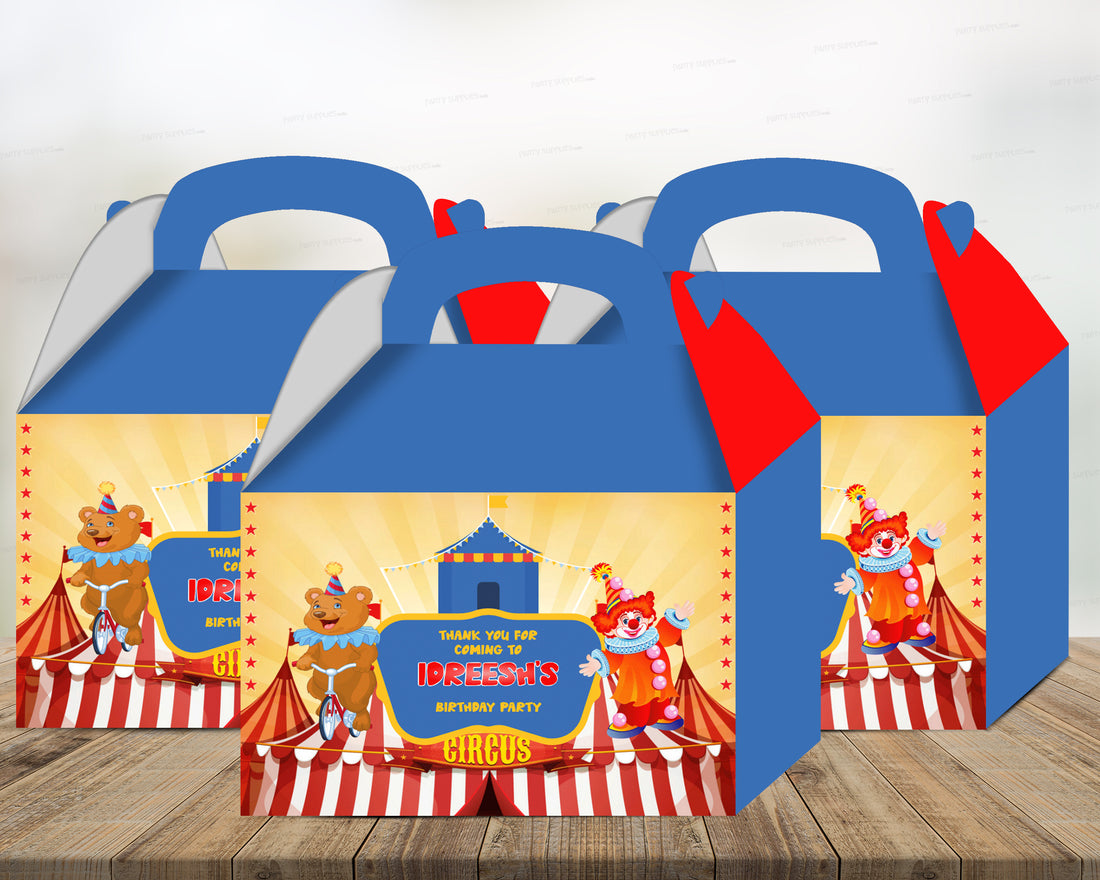PSI Circus Theme Goodie Return Gift Boxes