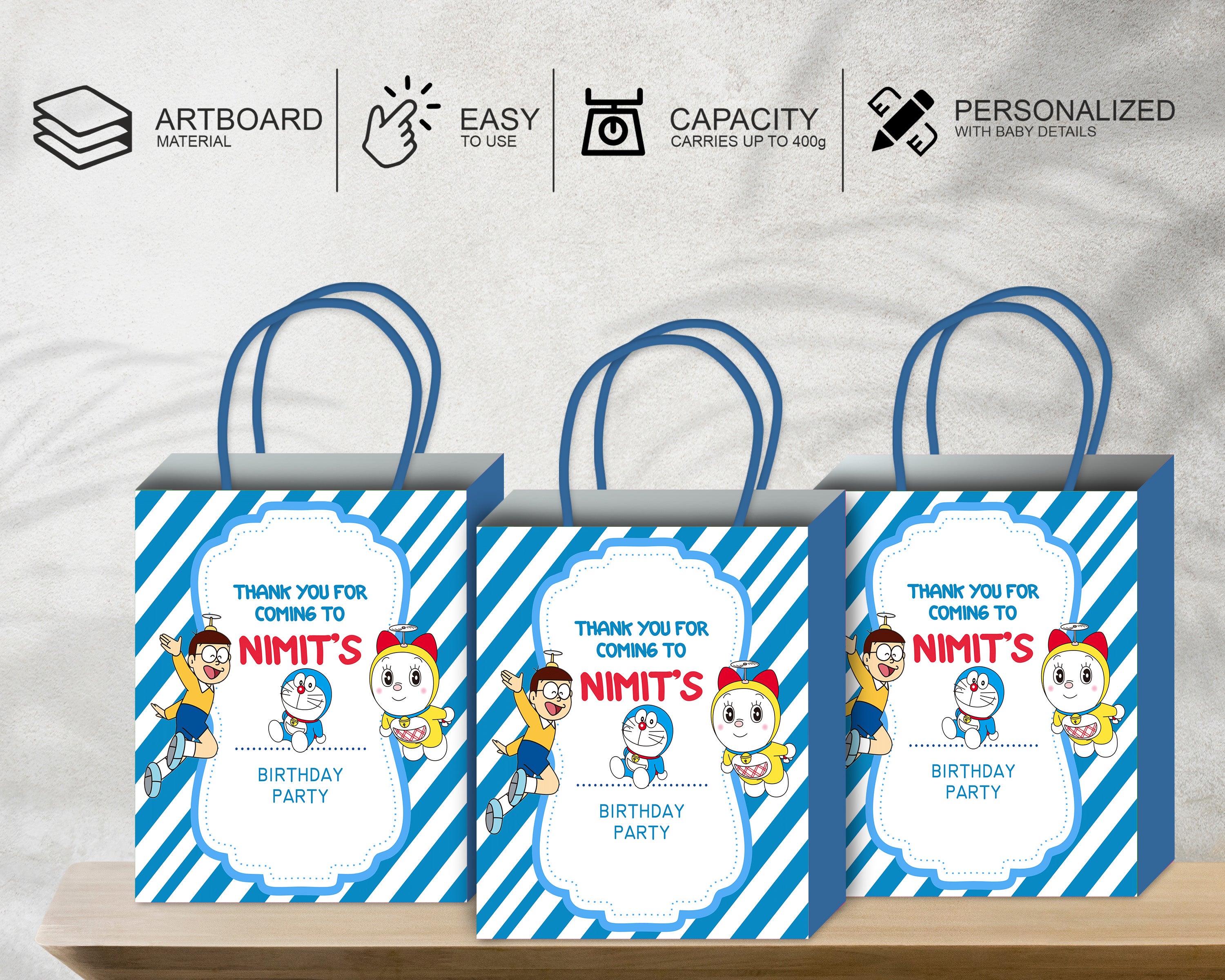 PSI Doraemon Theme  Return Gift Bag