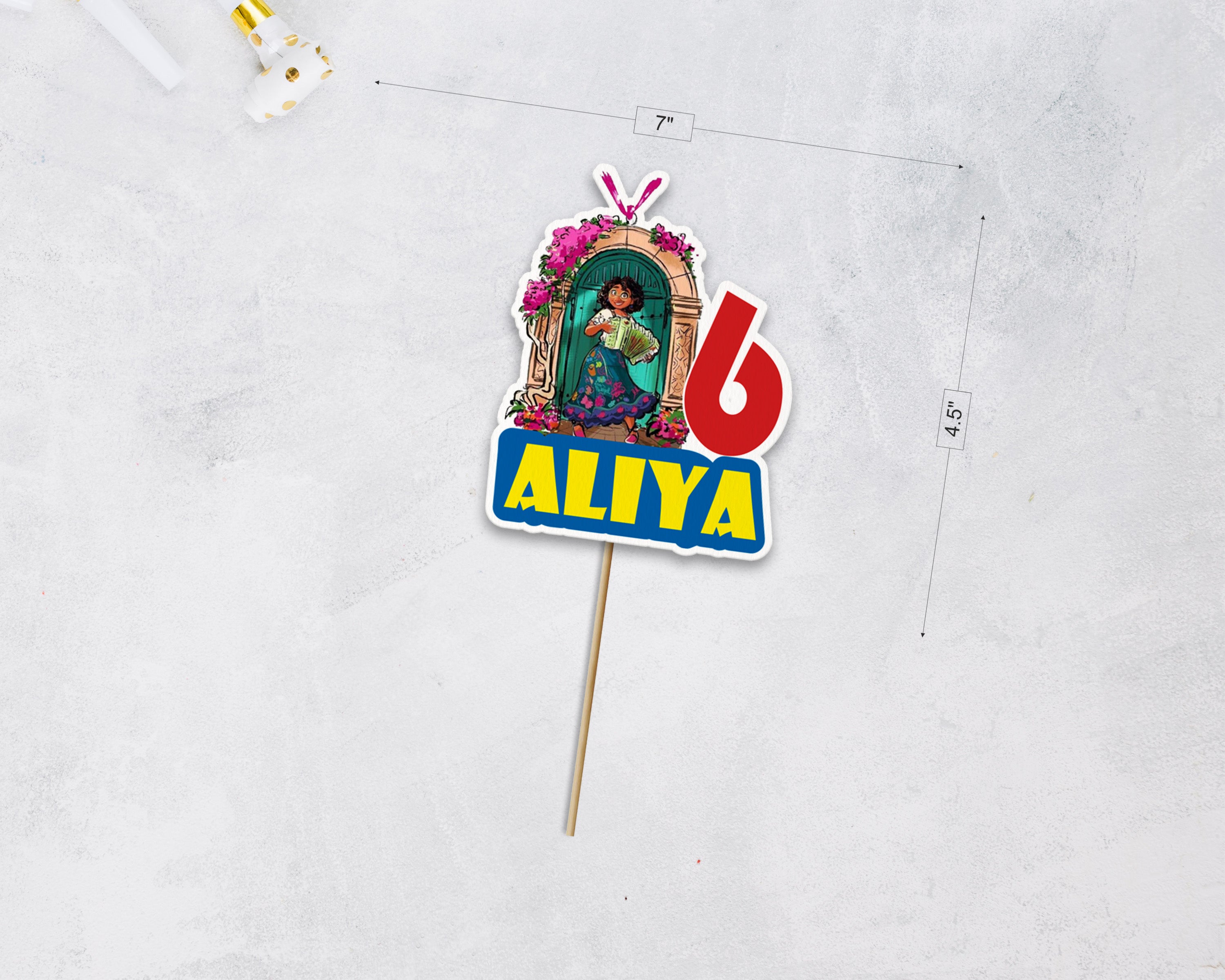 Encanto Theme Cake Topper