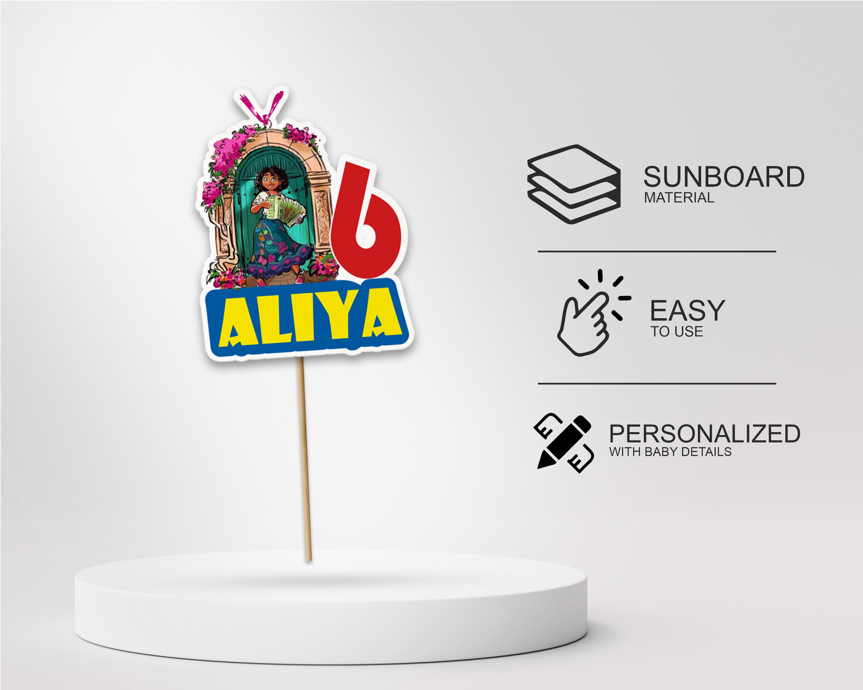 Encanto Theme Cake Topper