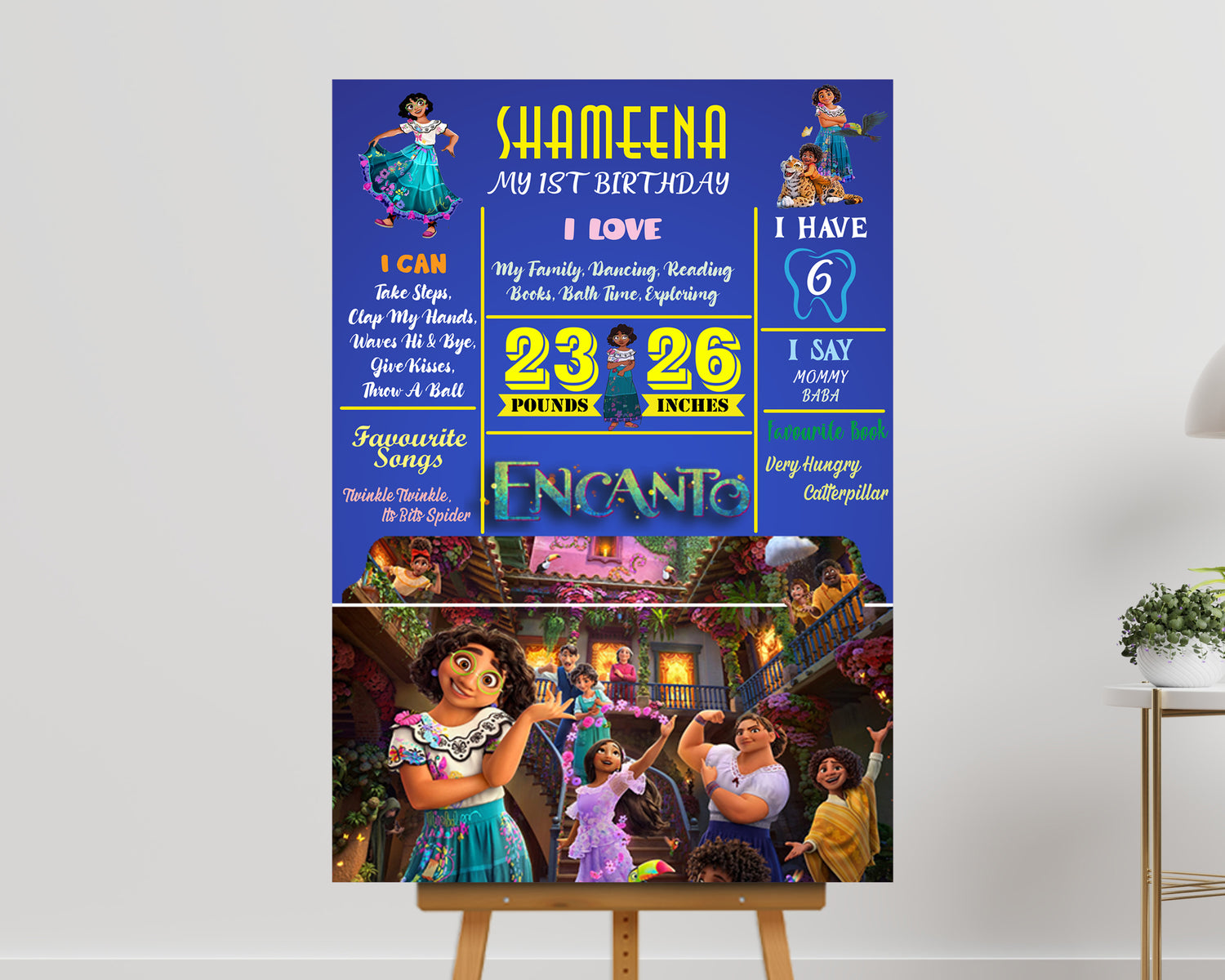 EncantoTheme Customized Chalk Board - image 1 of 3 | Party Supplies India