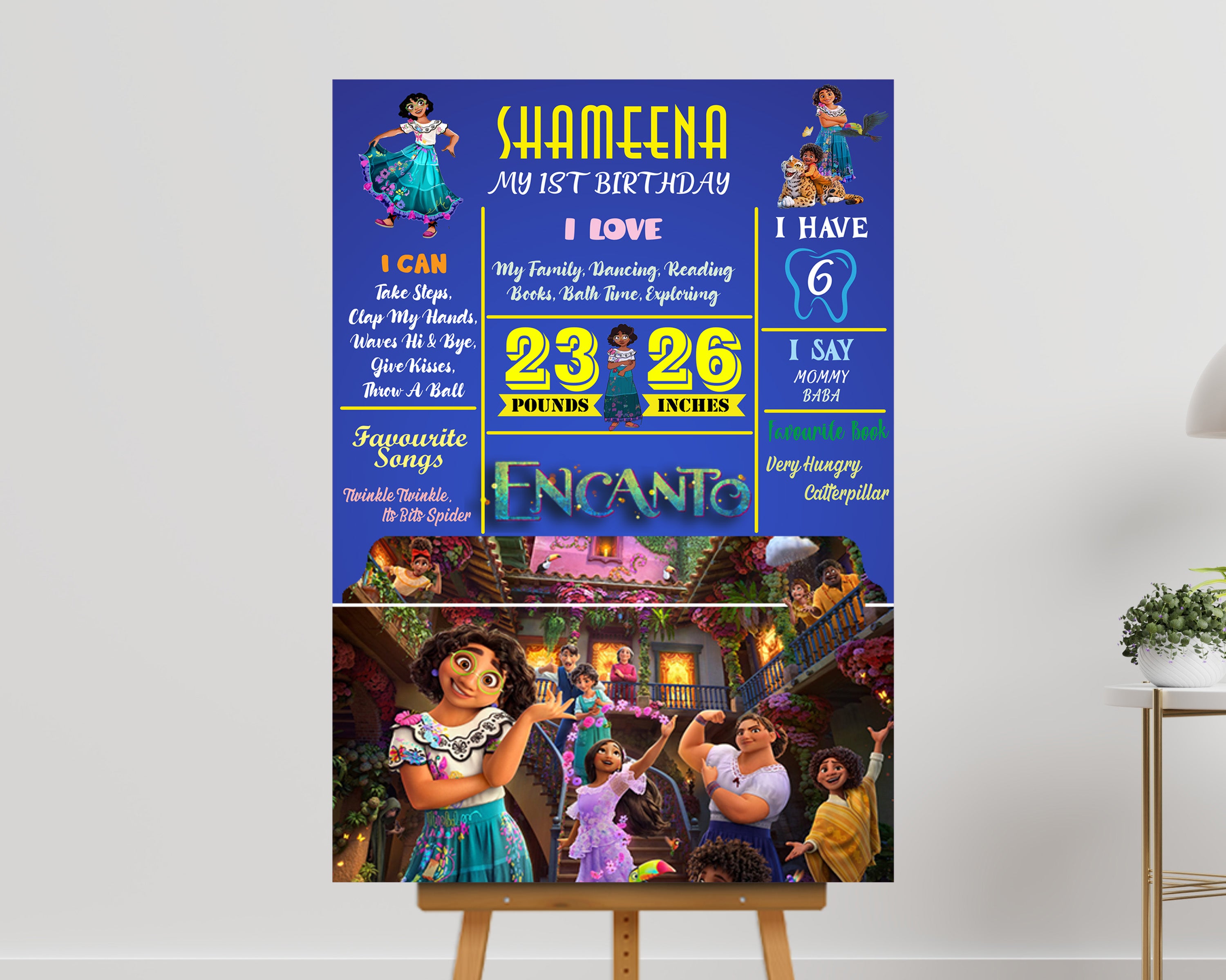 EncantoTheme Customized Chalk Board - image 1 of 3 | Party Supplies India