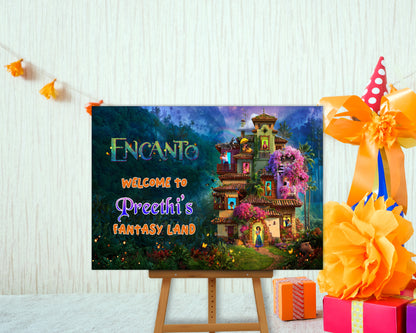 Encanto Theme Customized Welcome Board