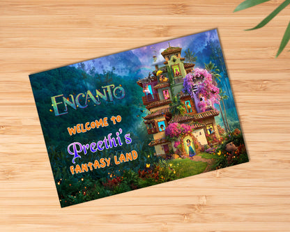 Encanto Theme Customized Welcome Board