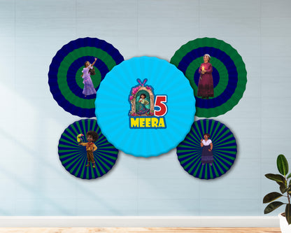 Encanto Theme Paper Fan