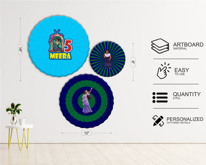 Encanto Theme Paper Fan