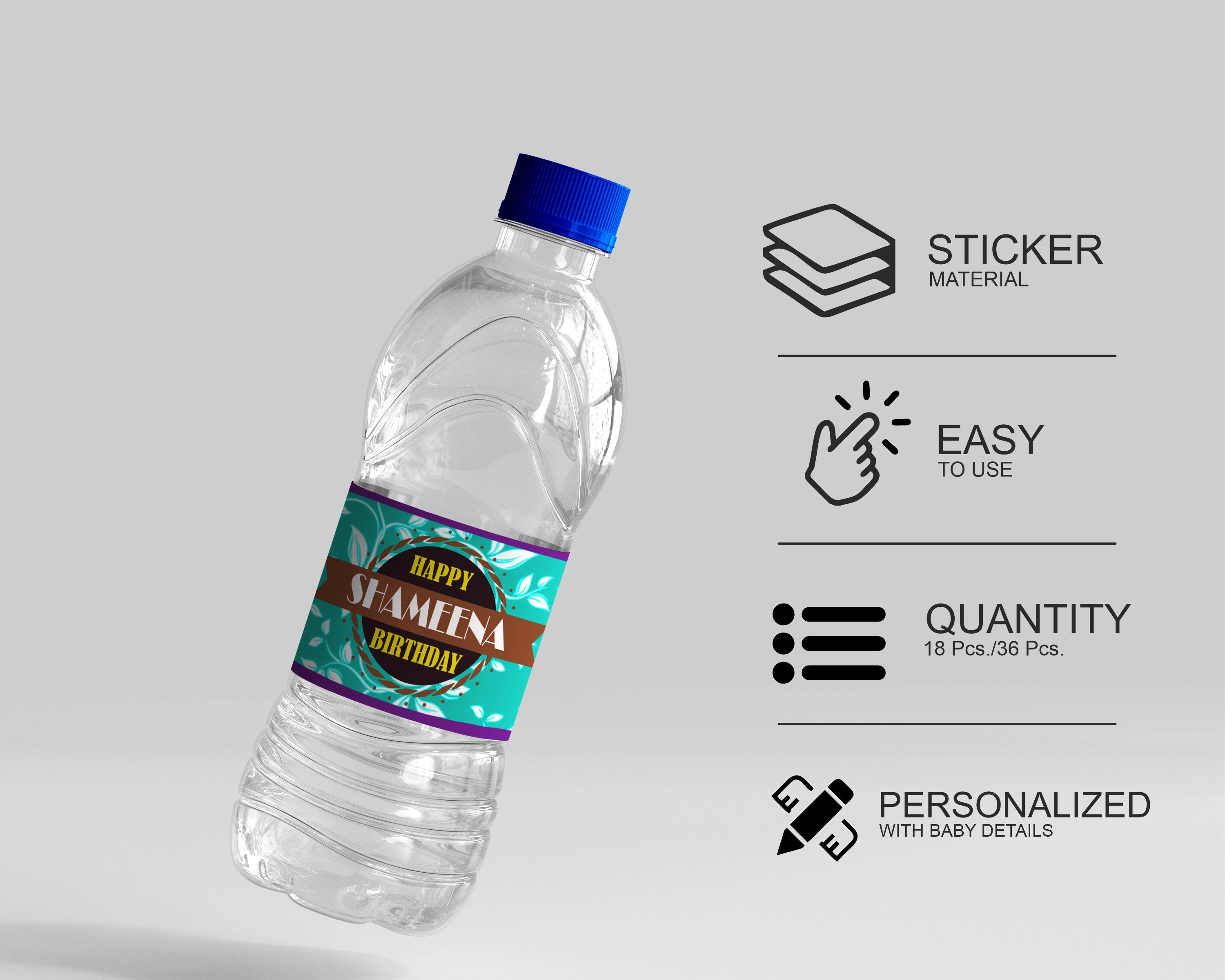 PSI Encanto Theme Water Bottle Stickers