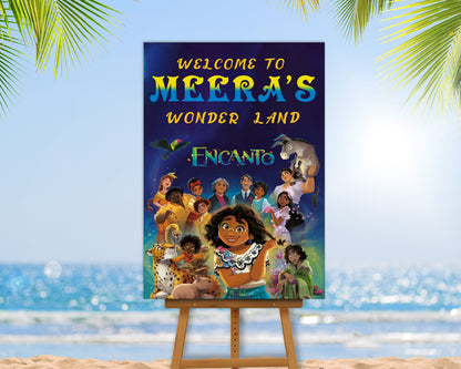 Encanto Theme Welcome Board