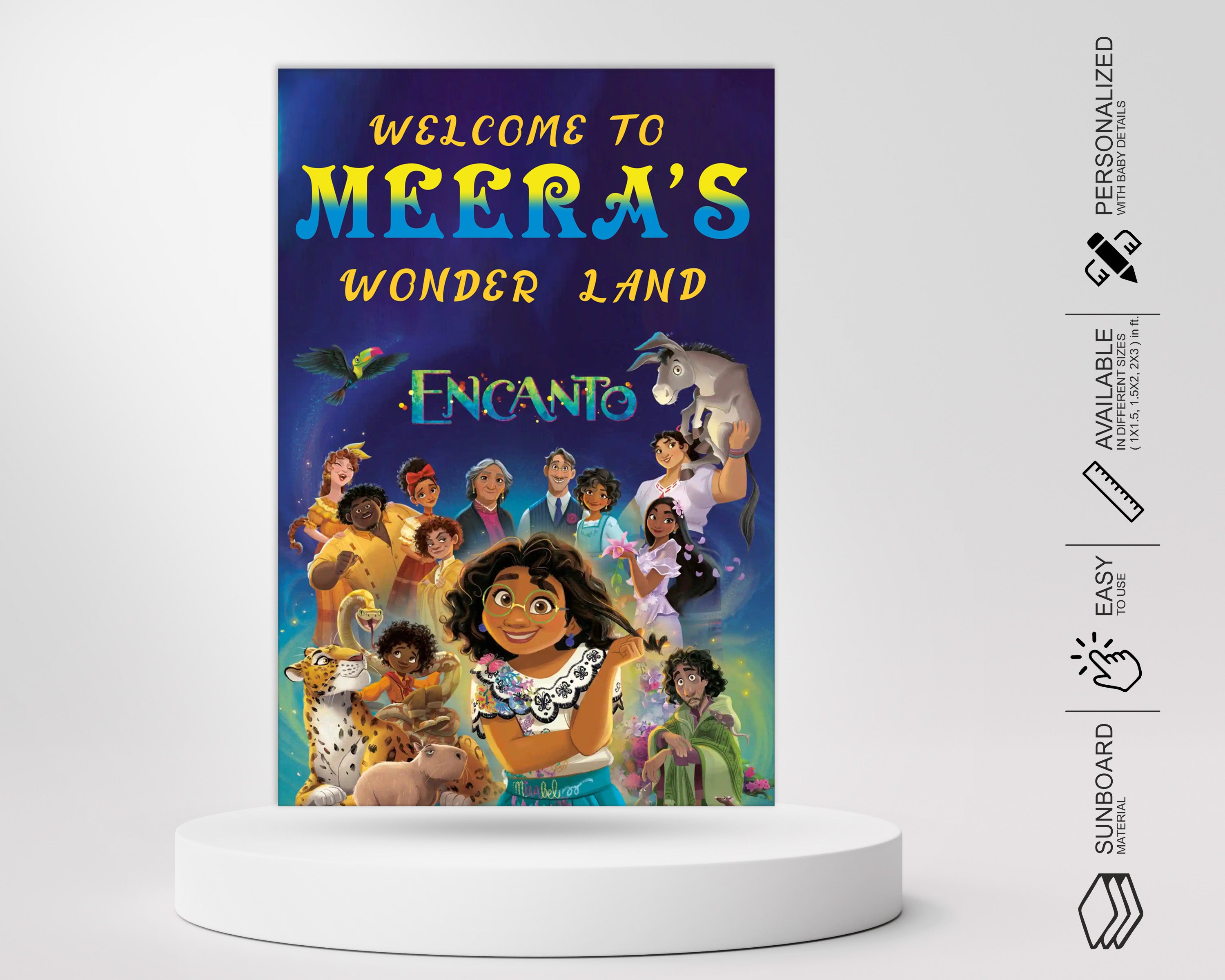 Encanto Theme Welcome Board