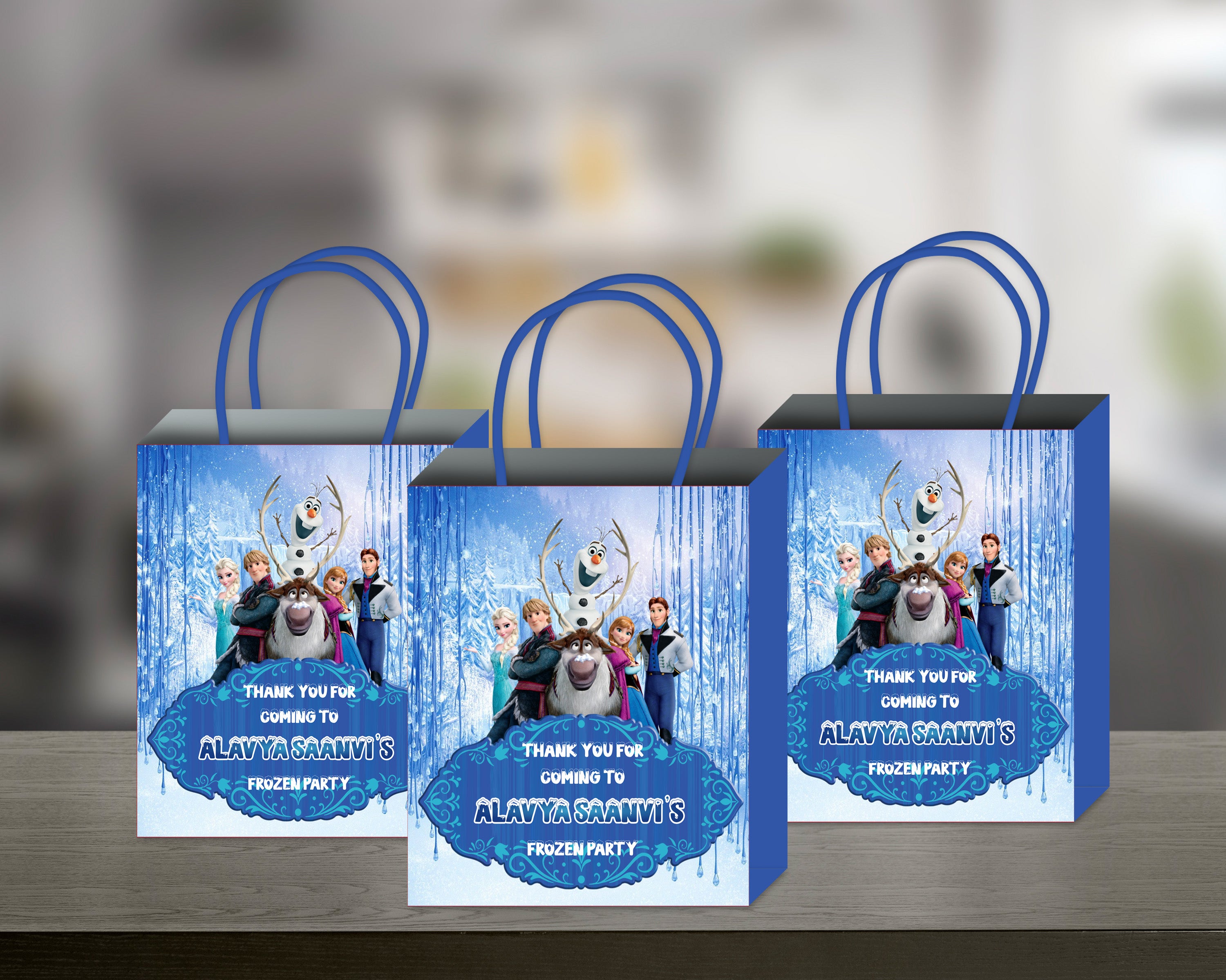 Frozen Theme Return Gift Bag