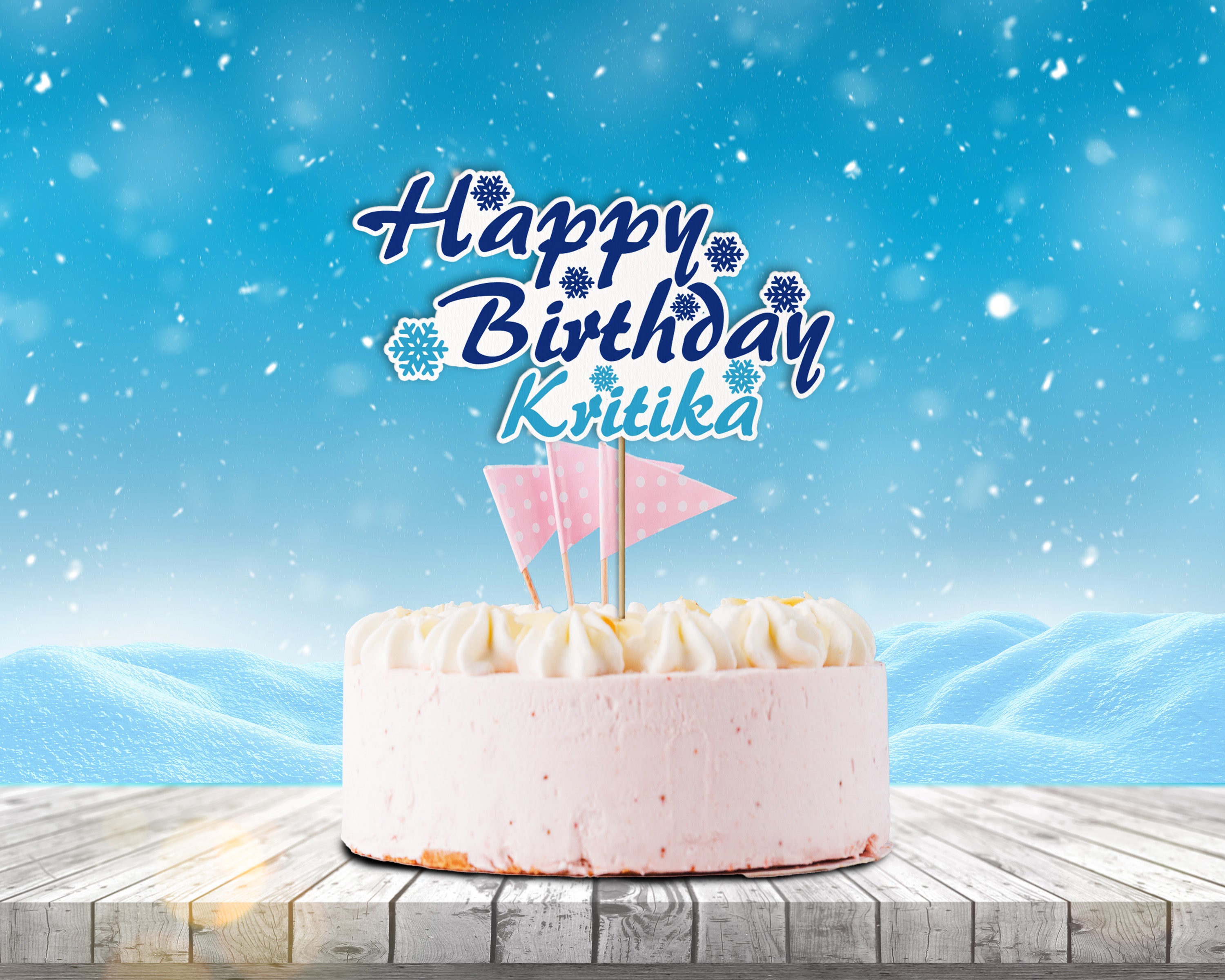 PSI Frozen Theme Cake Topper