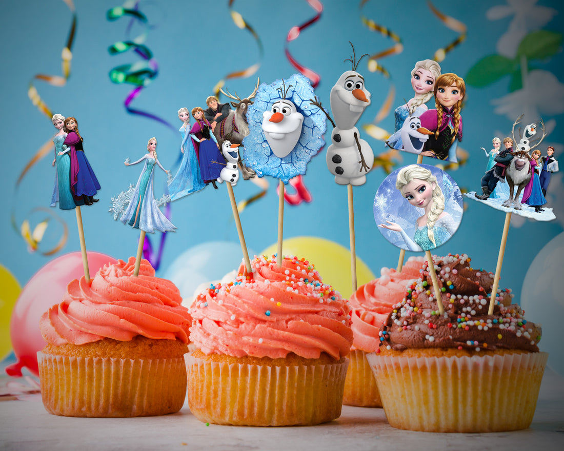 PSI Frozen Theme Cup Cake Topper