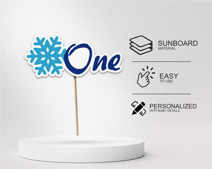 Frozen Theme Customized Cake Topper