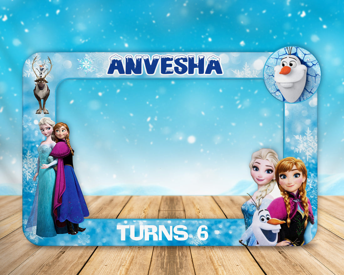 Frozen Theme Customized Photobooth