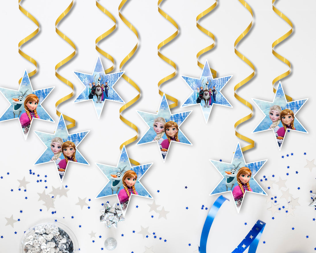 Frozen Theme Customized Swirls