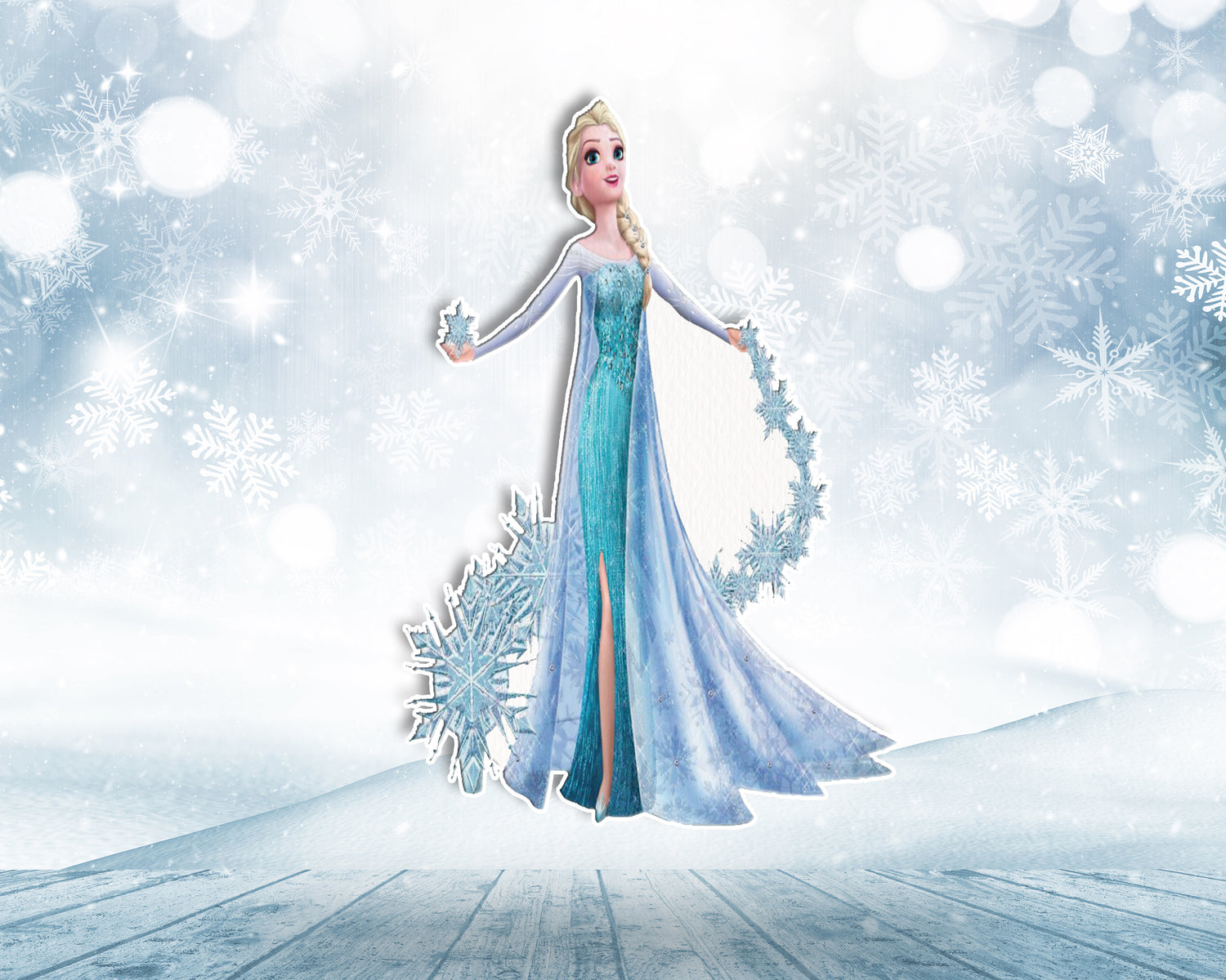 elsa dress cut out Frozen Theme Elsa Dancing Cutout