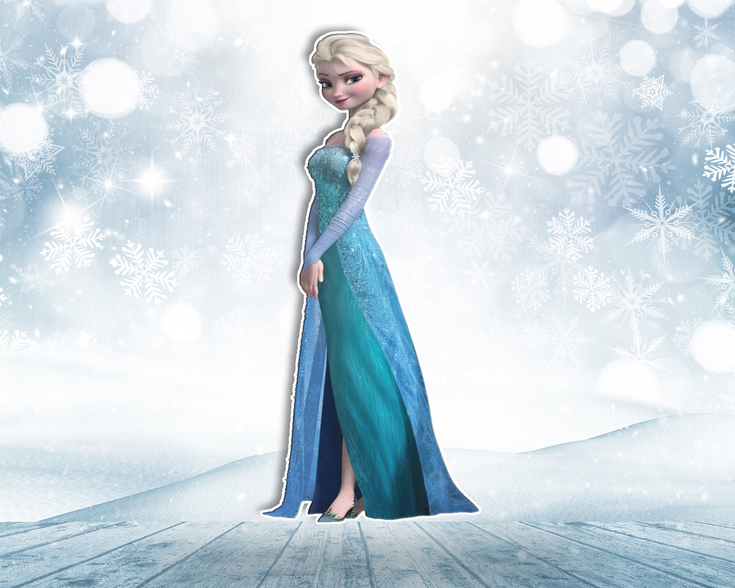 Frozen Theme Elsa Standing Cutout