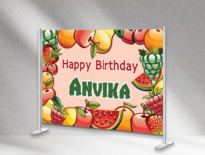 Fruitastic Birthday Backdrop