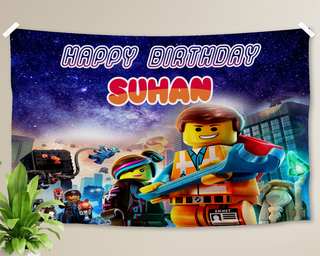 Lego Theme Customized Backdrop