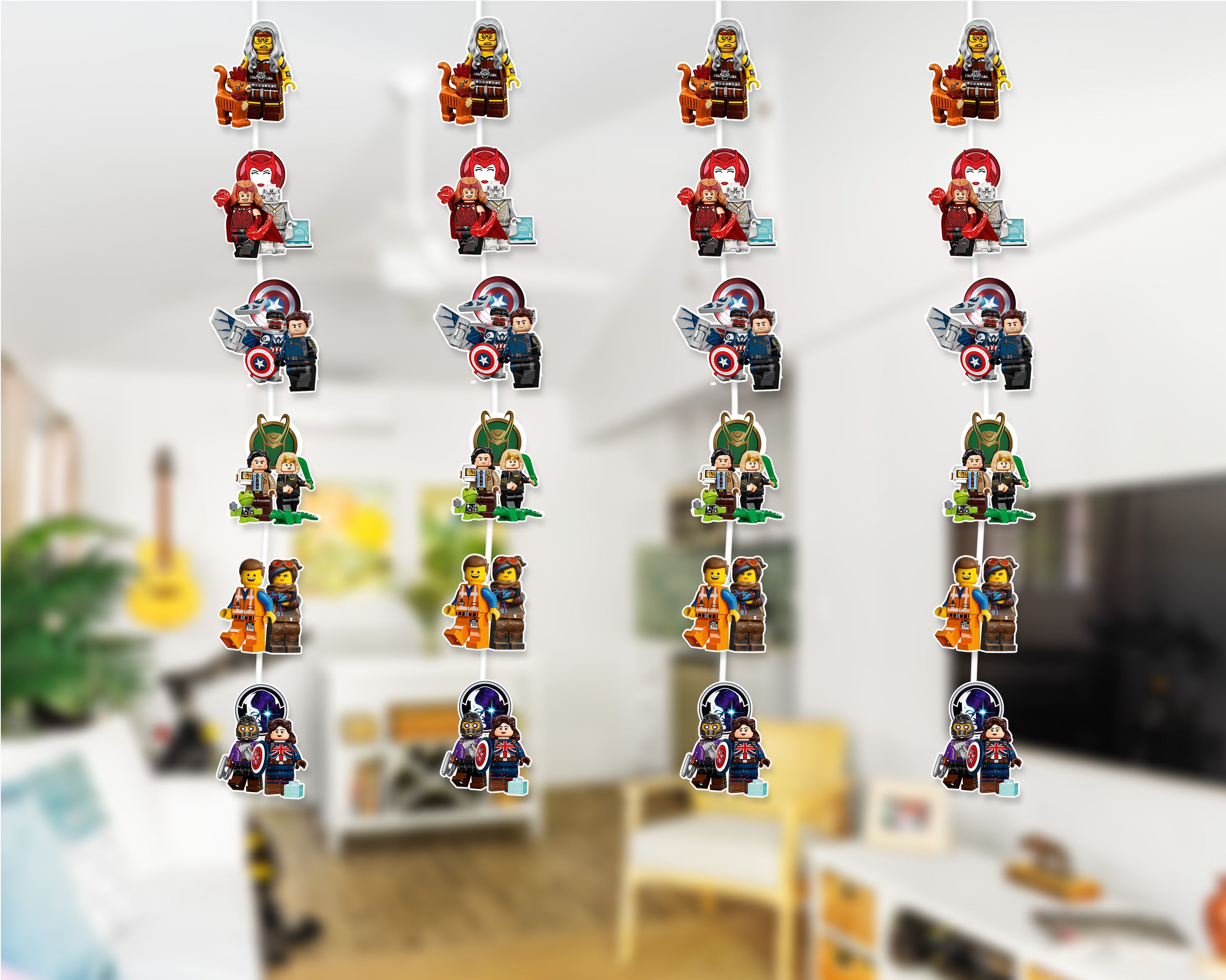 Lego Theme Customized Dangler