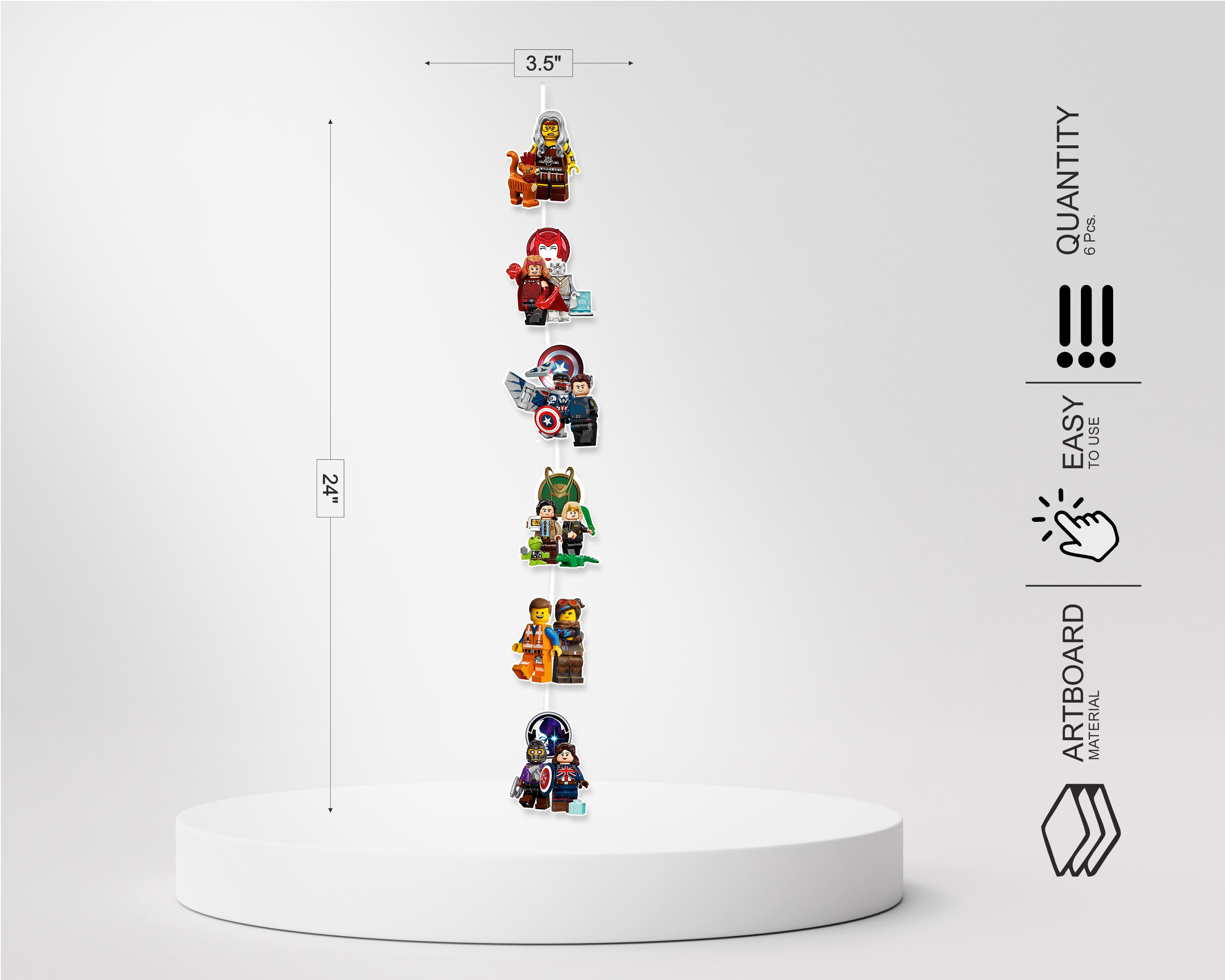 Lego Theme Customized Dangler