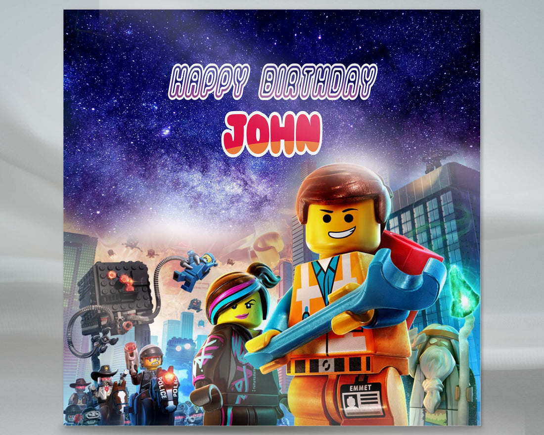 Lego Theme Customized Square Backdrop
