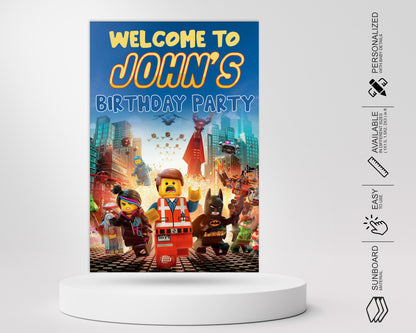 PSI Lego Theme Customized Welcome Board