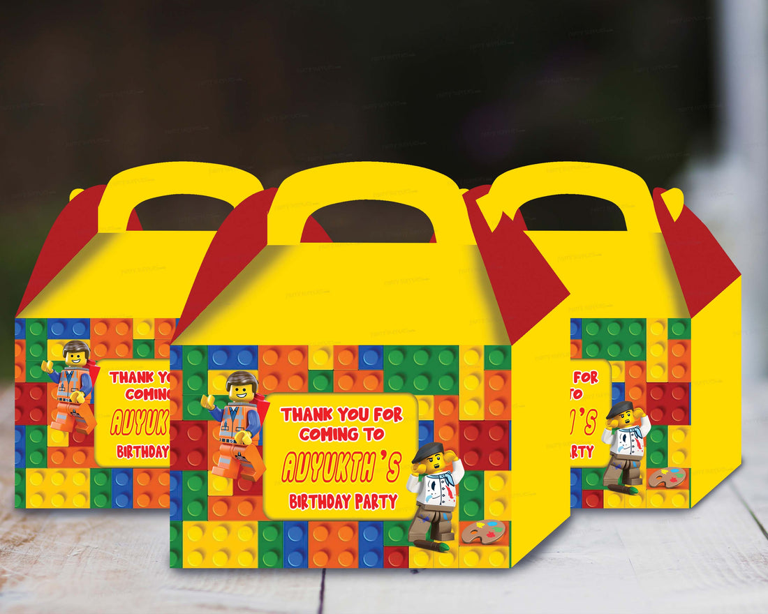 Lego theme Goodie Return Gift Boxes