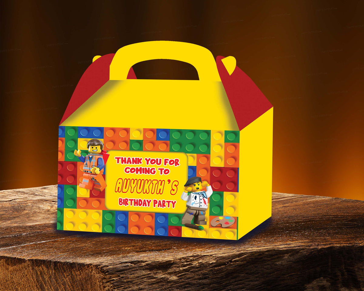 Lego theme Goodie Return Gift Boxes | Birthday Party Supplies – Party ...