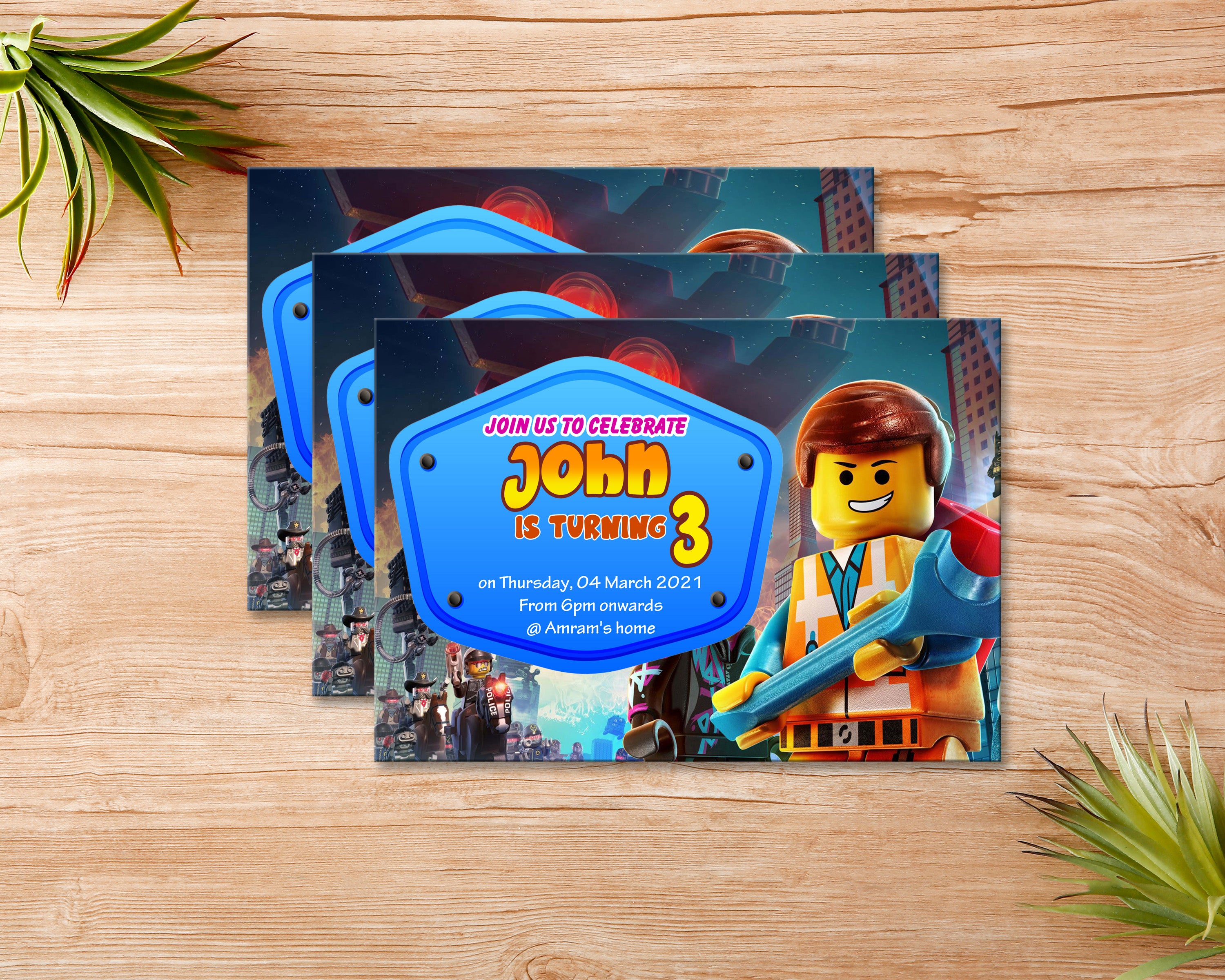 Lego Theme Invite