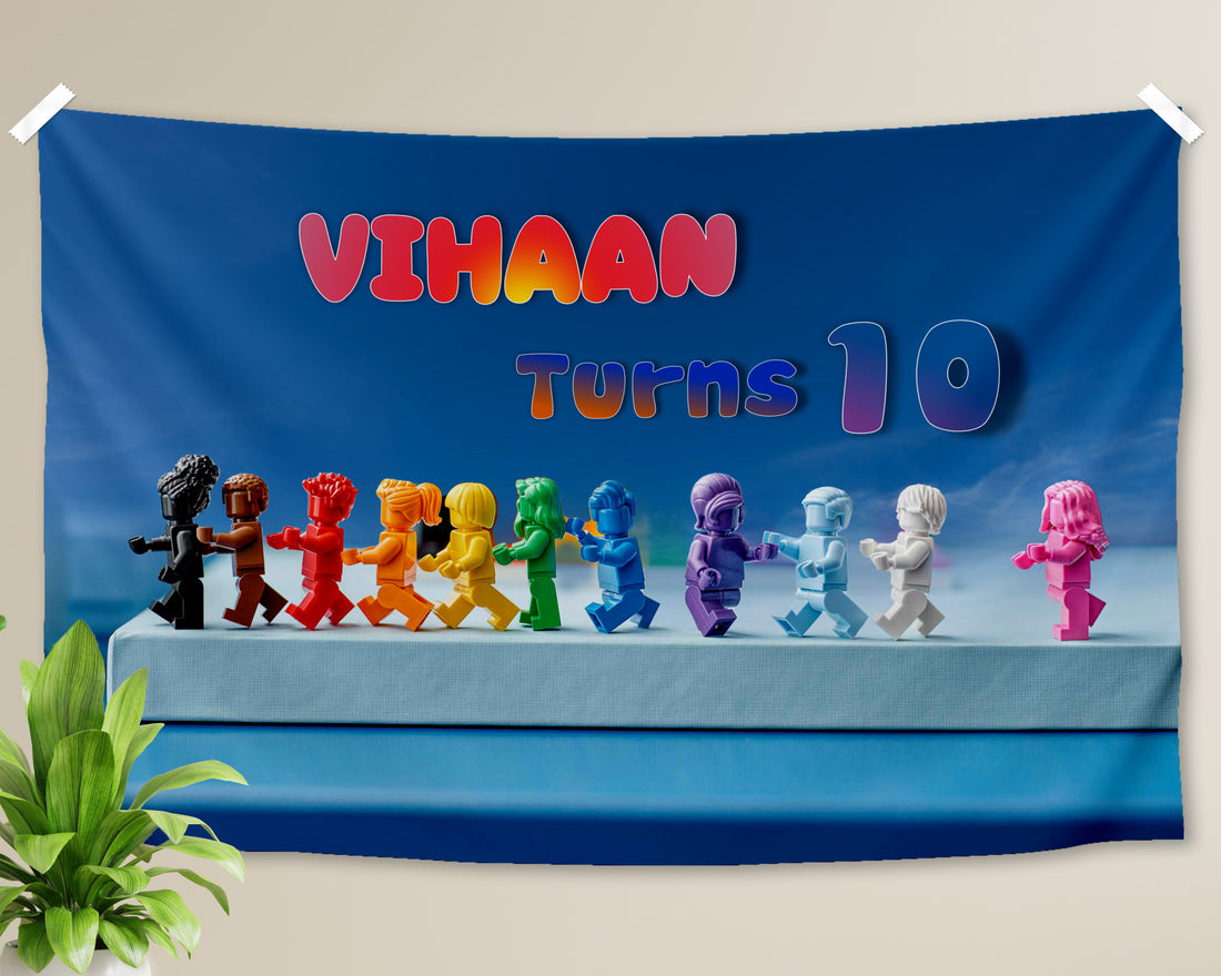 Lego Theme Personalized Backdrop