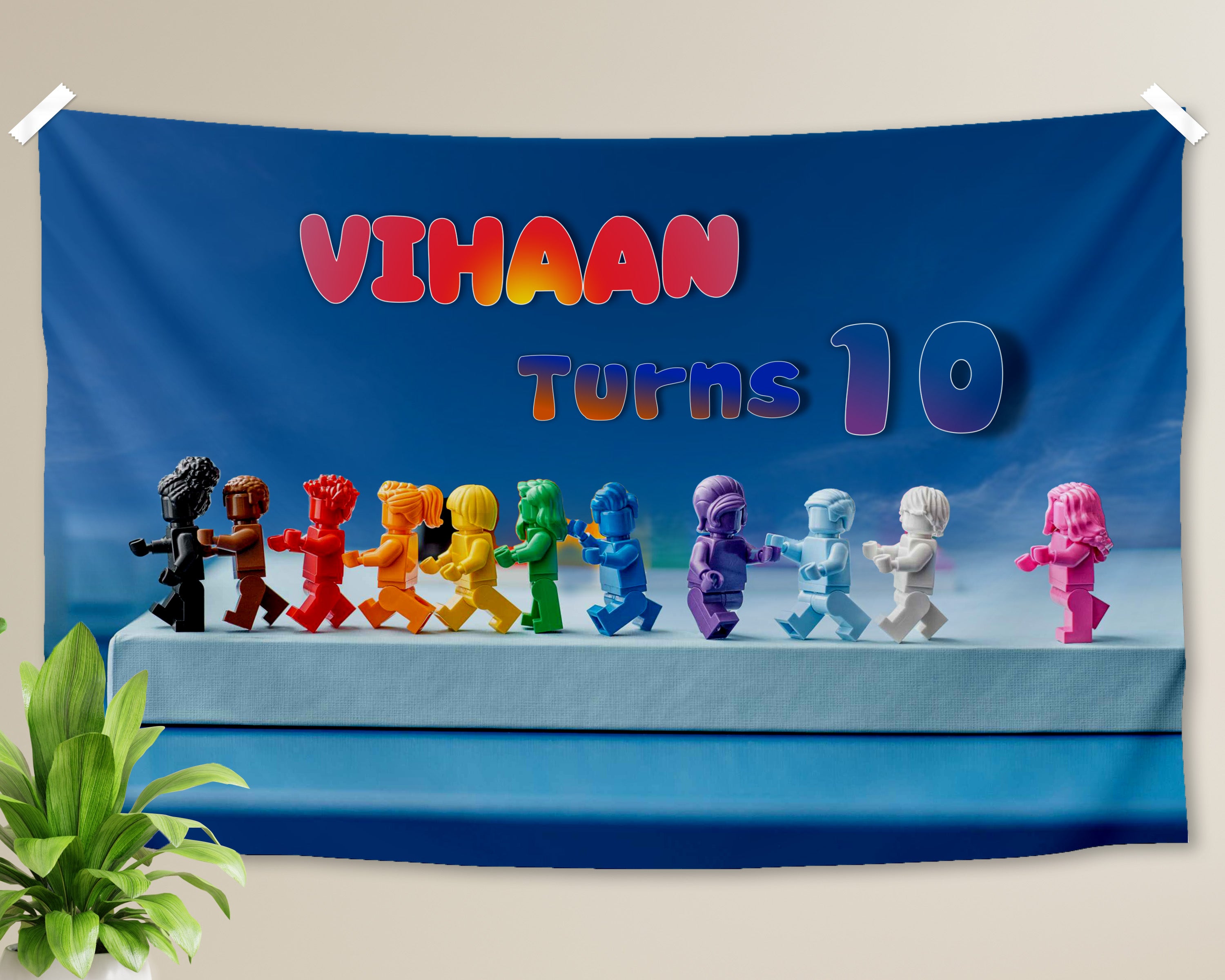 Lego Theme  Personalized Backdrop