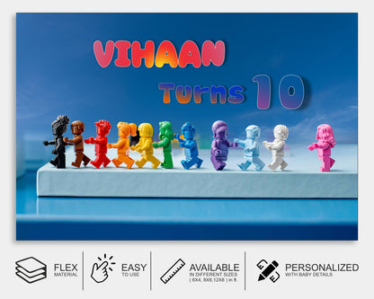 Lego Theme  Personalized Backdrop