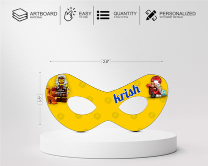 Lego Theme  Personalized Eye Mask